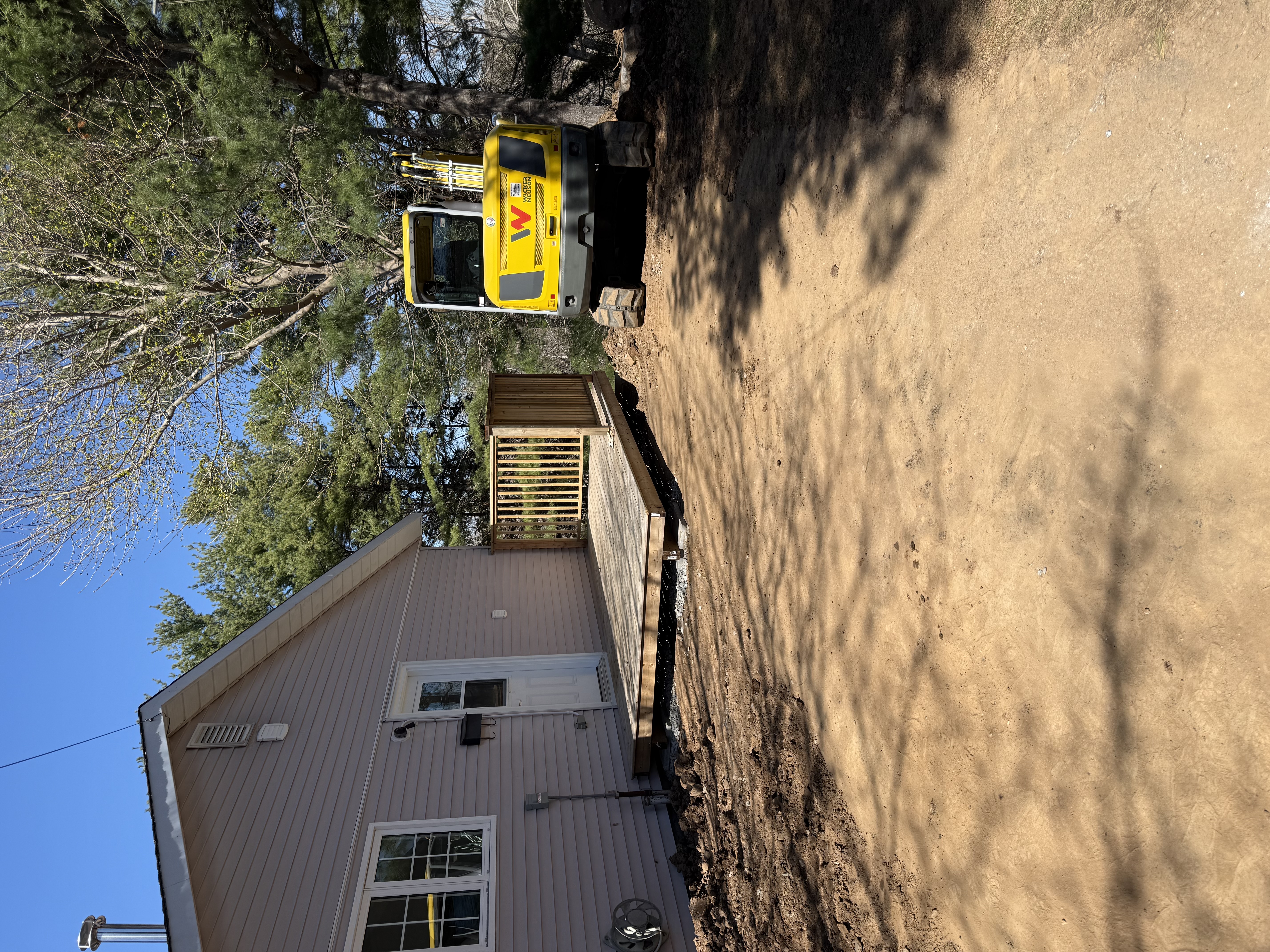 Final grading and backfill completed